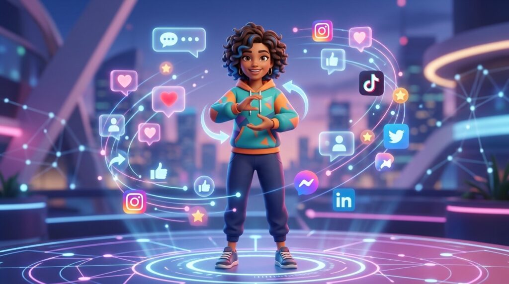Chat, Social Media, Professional Fields