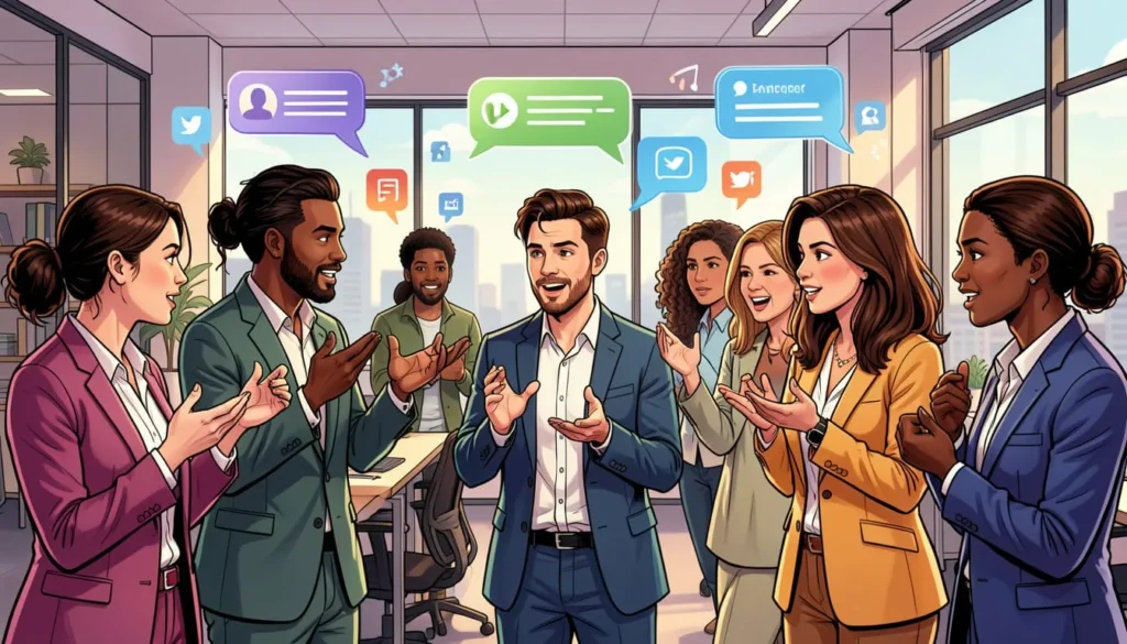 Chat, Social Media, Professional Fields