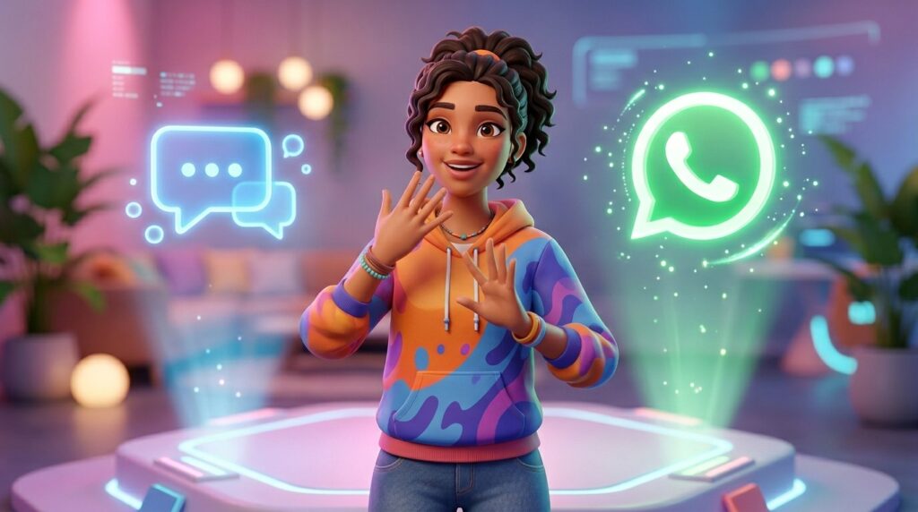 Chat, WhatsApp, Instagram, and TikTok