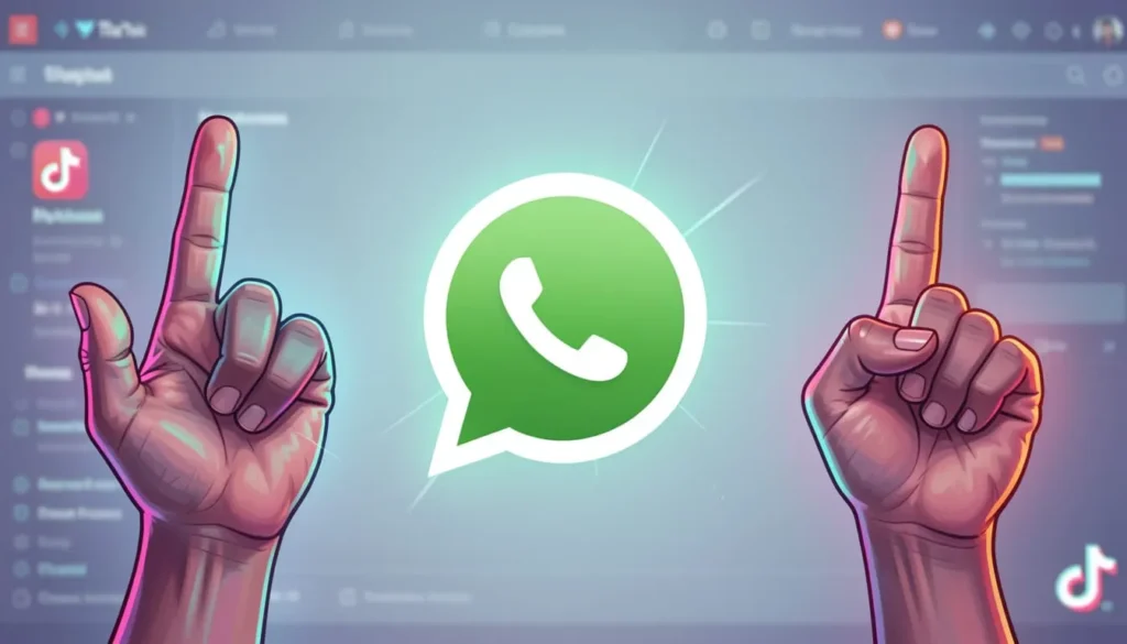 Chat, WhatsApp, Instagram, TikTok