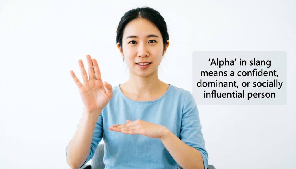 What Does “Alpha” Mean in Slang?