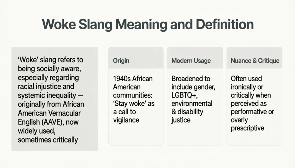 Woke Slang Meaning and Definition