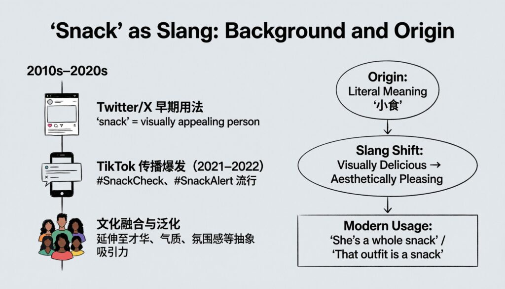Background and Origin of Snack as Slang