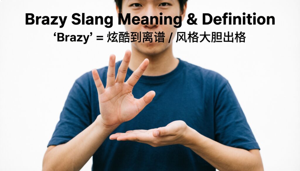 Brazy Slang Meaning & Definition