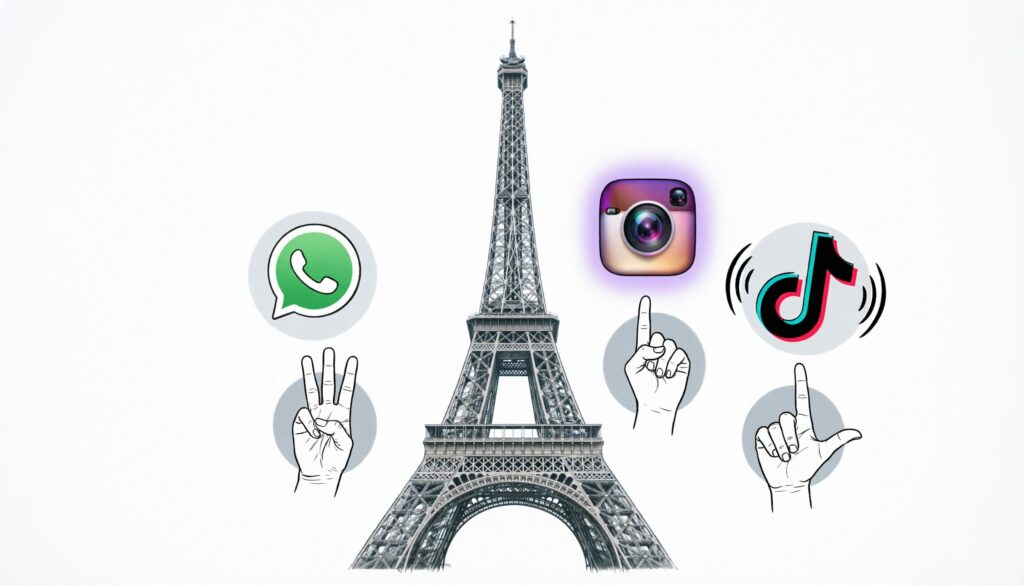 Eiffel Tower Meaning in WhatsApp, Instagram, and TikTok