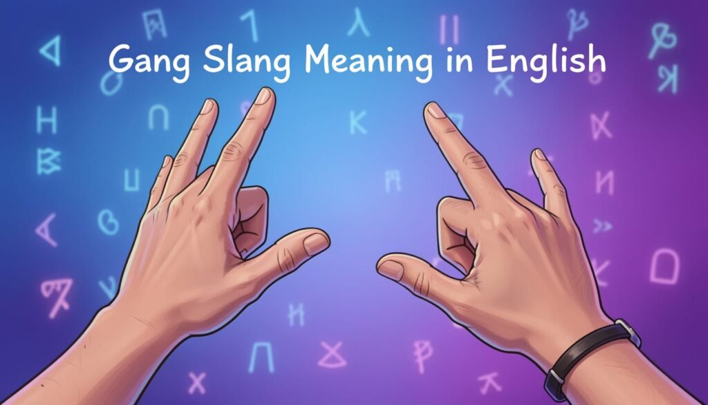Gang Slang Meaning in English