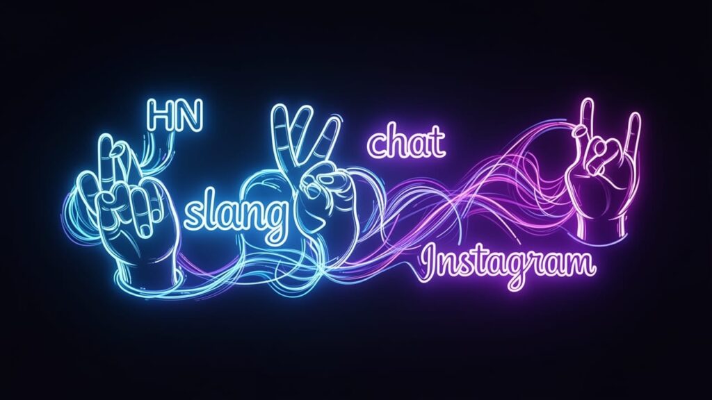 How Is HN Slang Used in Chat and on Instagram?