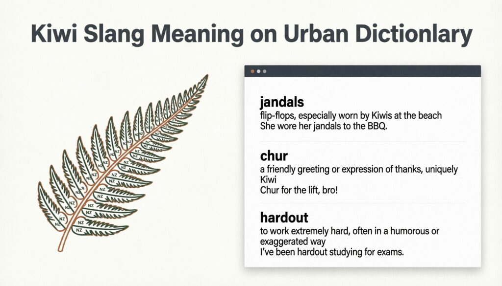 Kiwi Slang Meaning on Urban Dictionary