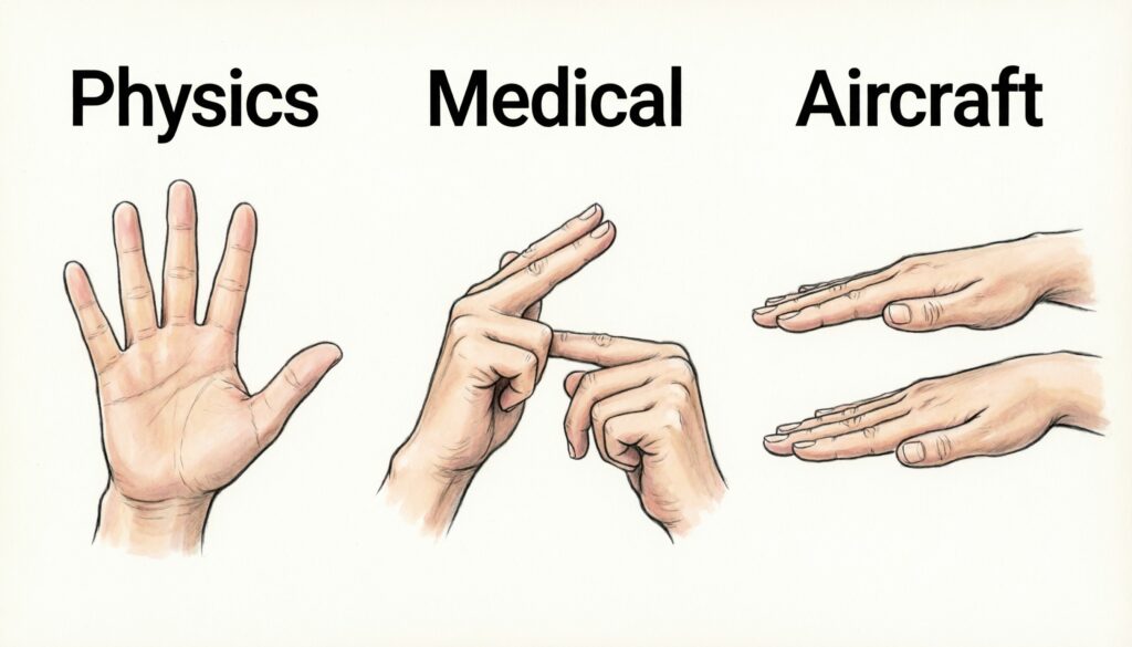 Meaning in Physics, Medical, and Aircraft Terminology