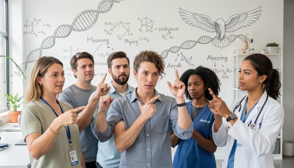 Meaning in Physics, Medical, and Aircraft Terminology