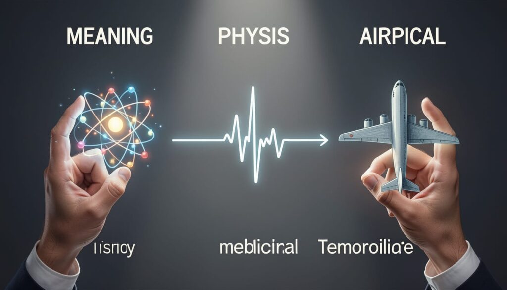 Meaning in Physics, Medical, and Aircraft Terminology
