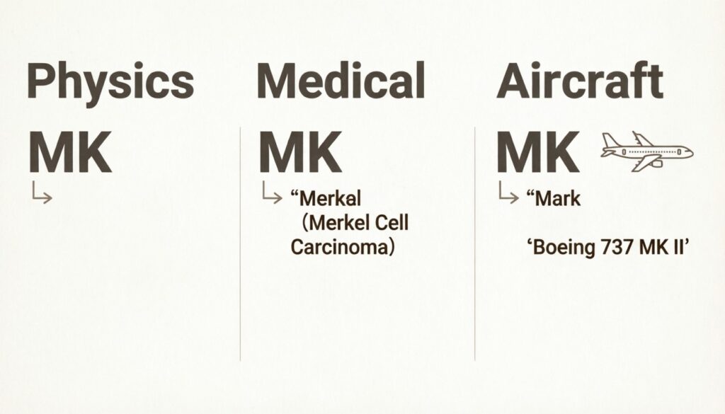 MK Meaning in Physics, Medical & Aircraft Terminology