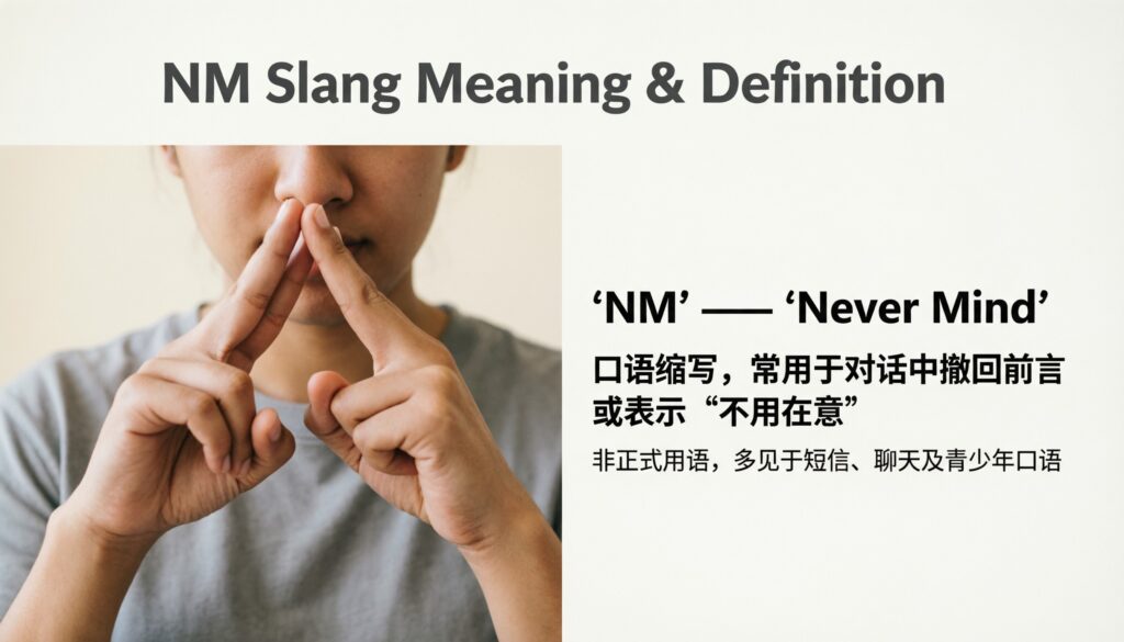 NM Slang Meaning & Definition
