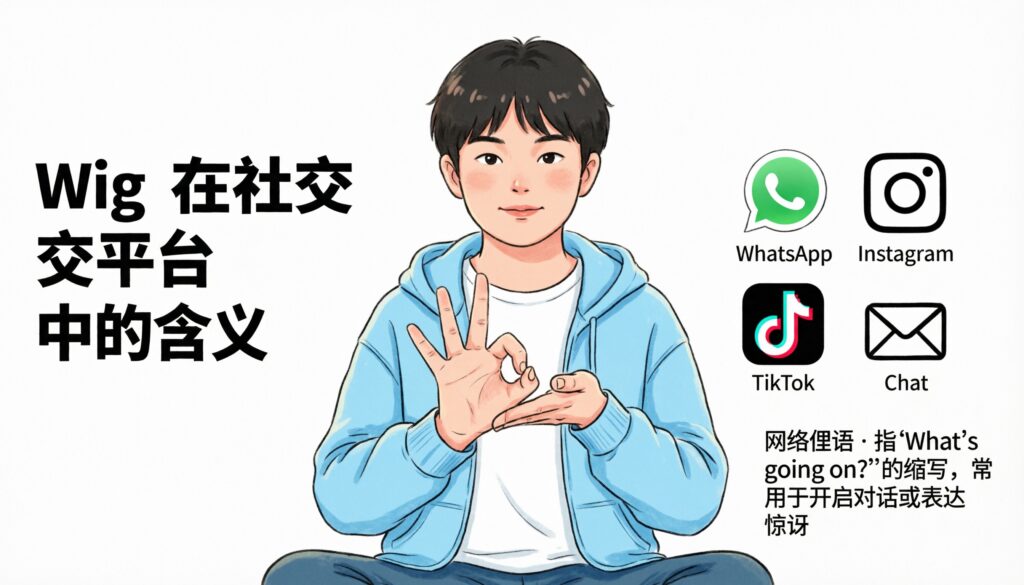 Wig Meaning in Chat, WhatsApp, Instagram, and TikTok