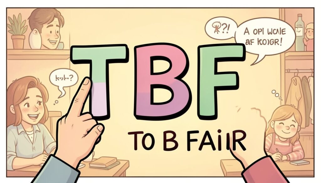 Examples of TBF in Everyday Conversations
