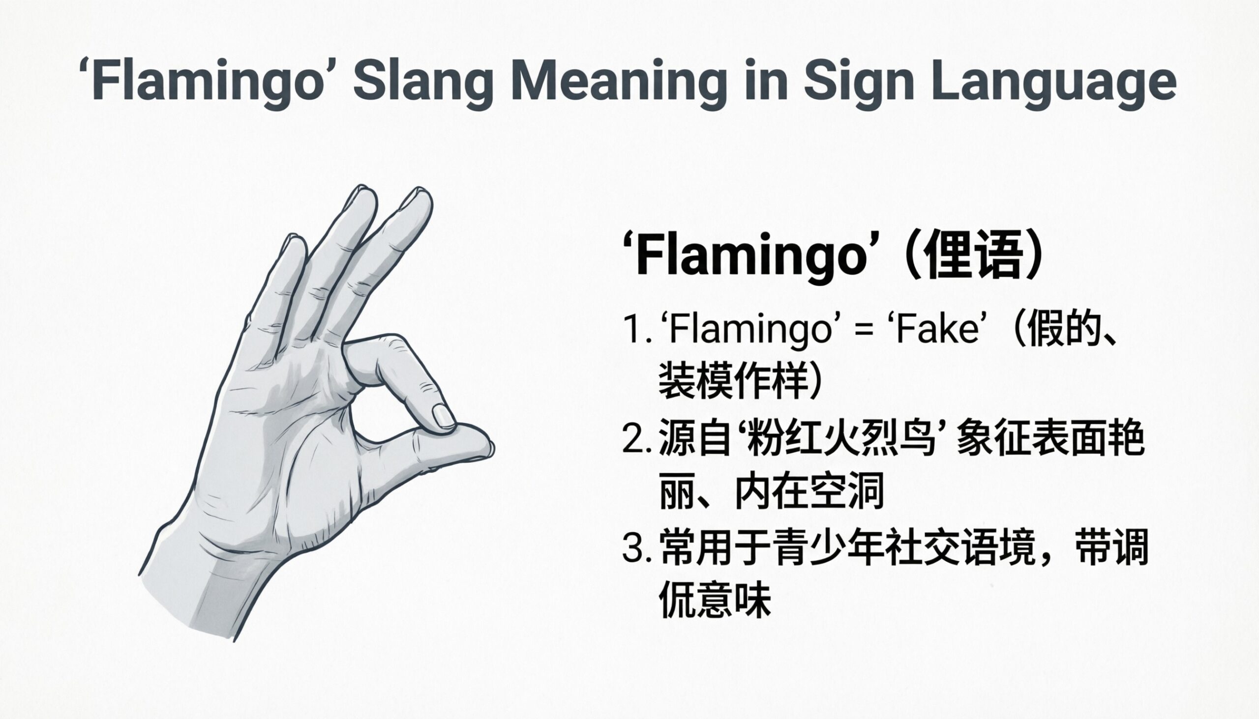 Flamingo Slang Meaning