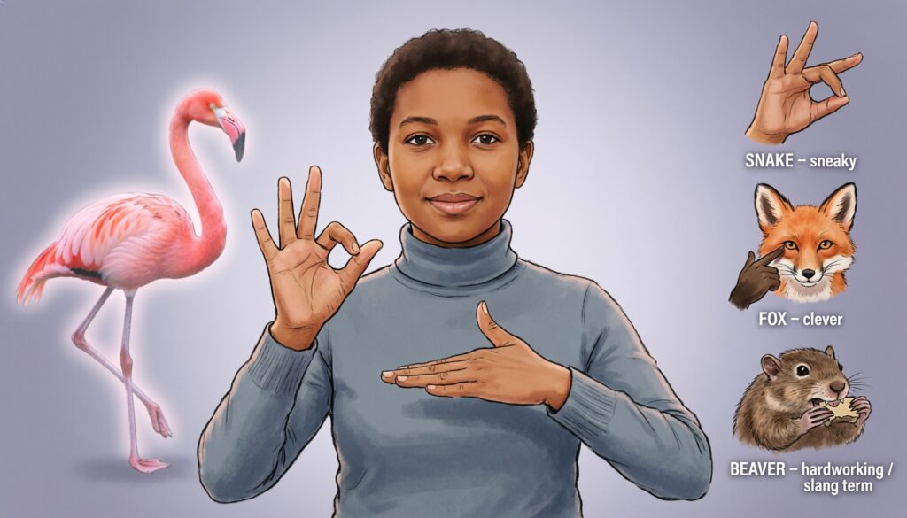 Flamingo vs. Other Animal Slang