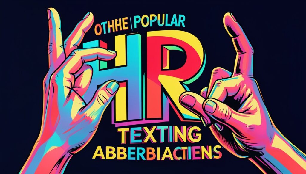 HR vs. Other Popular Texting Abbreviations