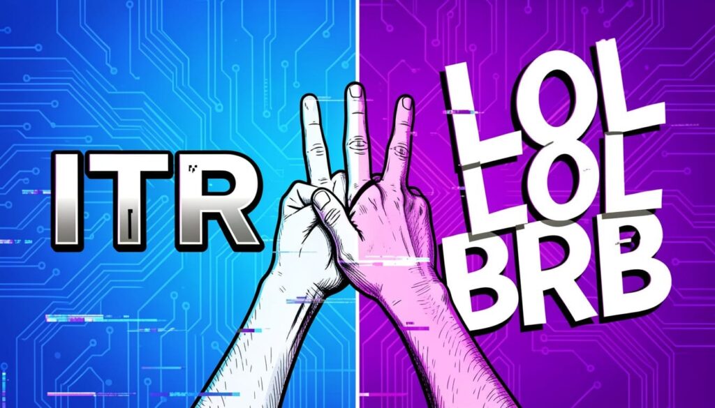 ITR vs. Similar Internet Slang