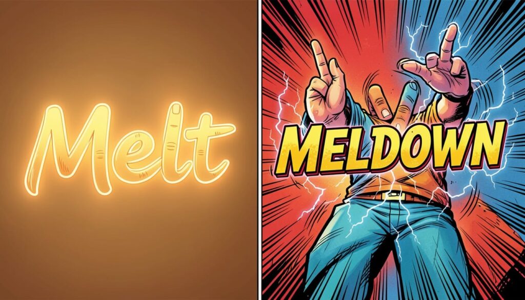 Melt vs. Meltdown: Are They the Same?