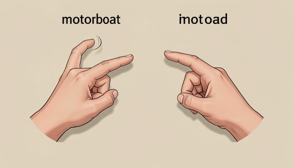 Motorboat vs. Motorboating