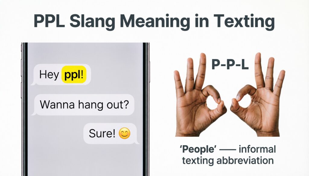 PPL Slang Meaning in Texting