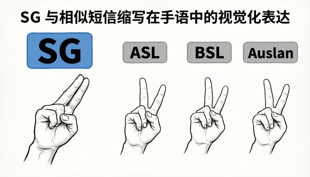 SG vs. Similar Texting Abbreviations