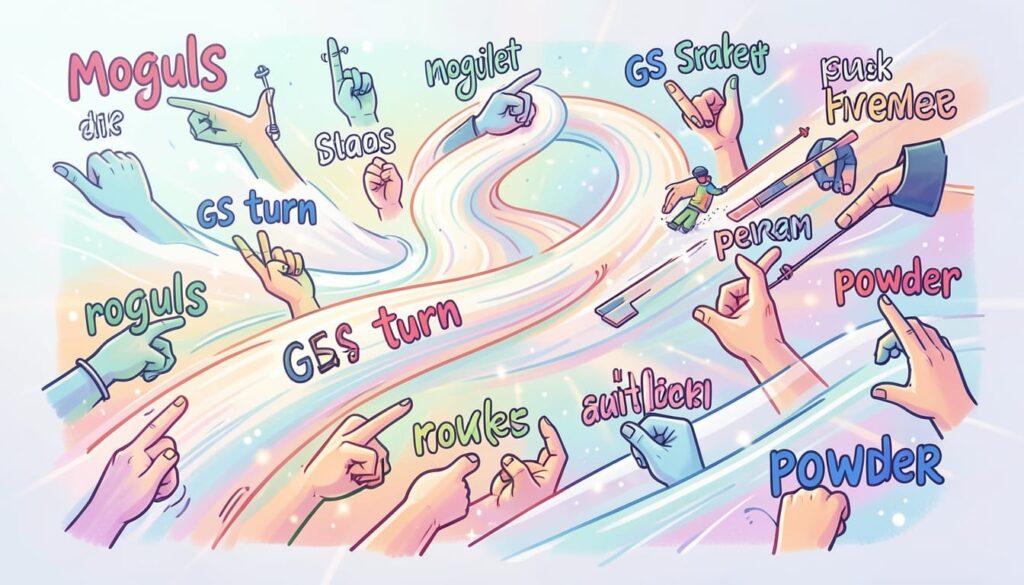 Ski Slang for Trails and Terrain