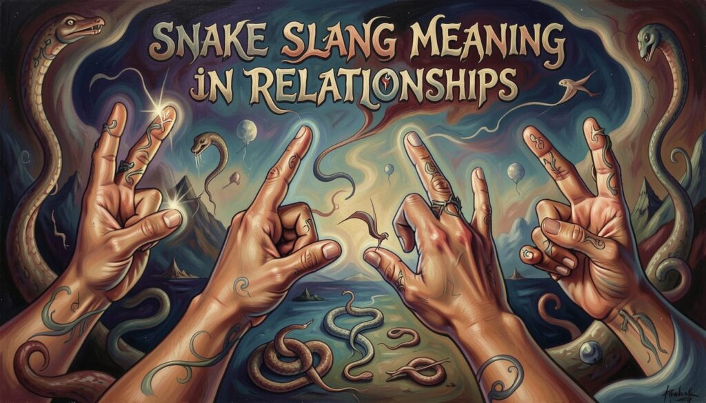 Snake Slang Meaning in Relationships