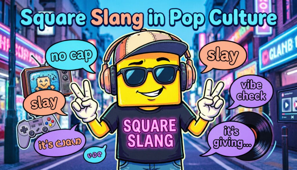 Square Slang in Pop Culture