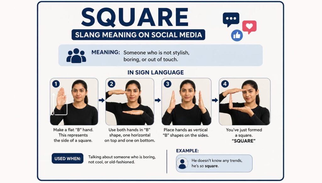 Square Slang Meaning on Social Media