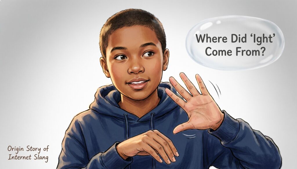 Where Did “Ight” Come From?