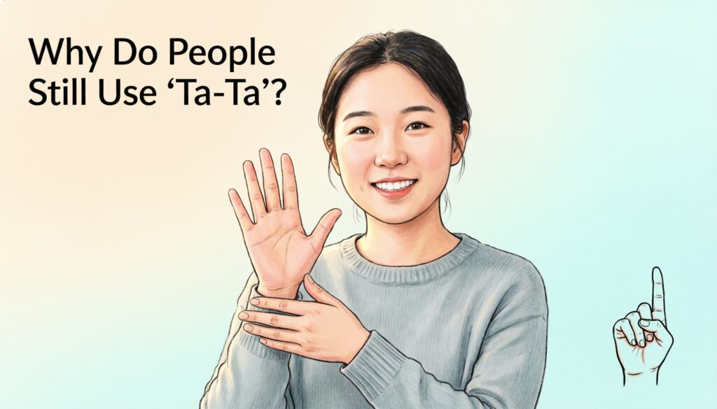 Why Do People Still Use “Ta-Ta”?