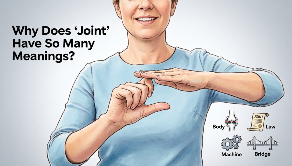 Why Does “Joint” Have So Many Meanings?