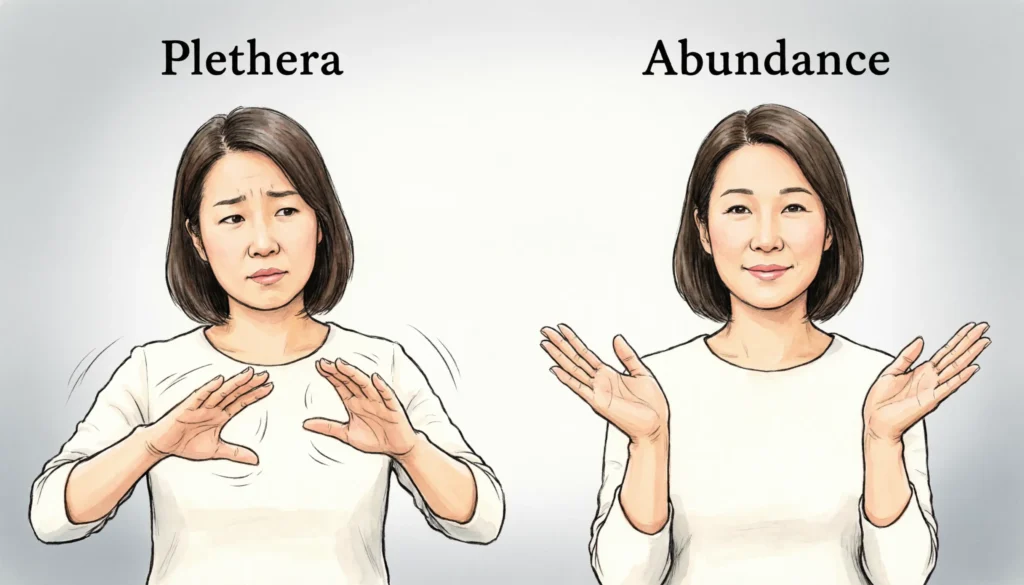 Plethora vs. Abundance