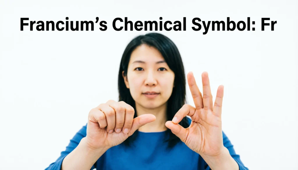 Francium's Chemical Symbol: Fr