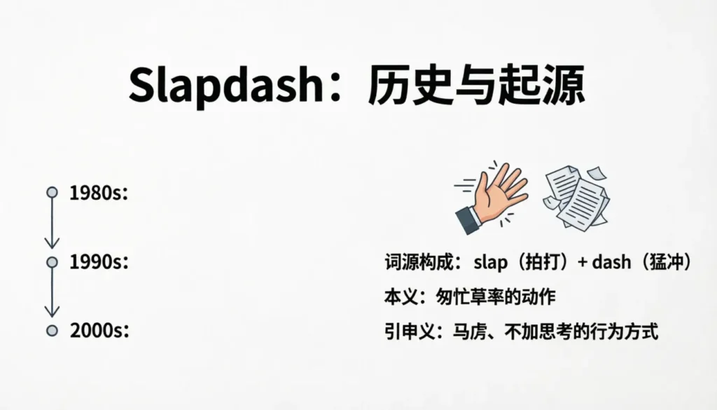 The History and Origin of Slapdash
