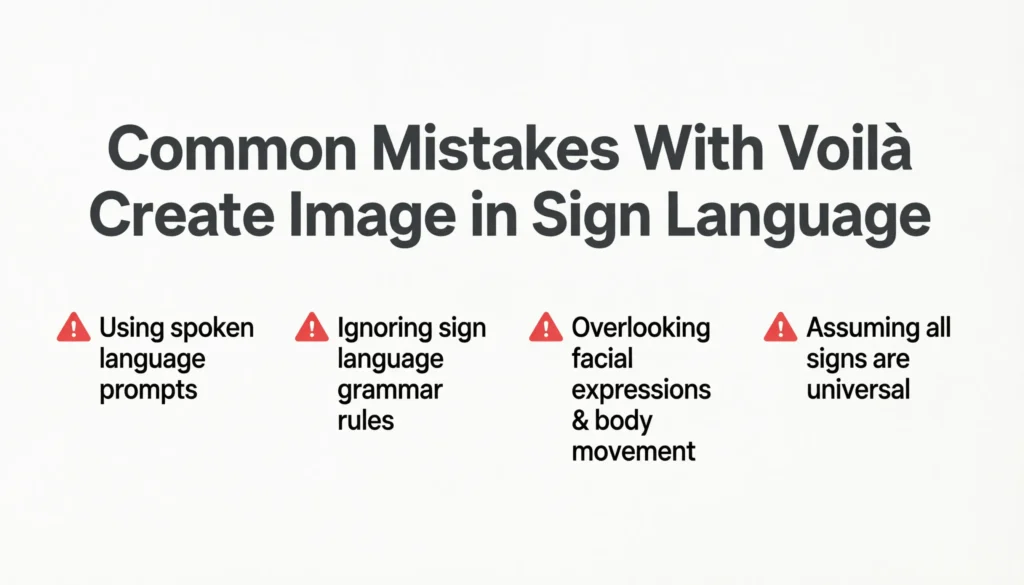 Common Mistakes With Voilà